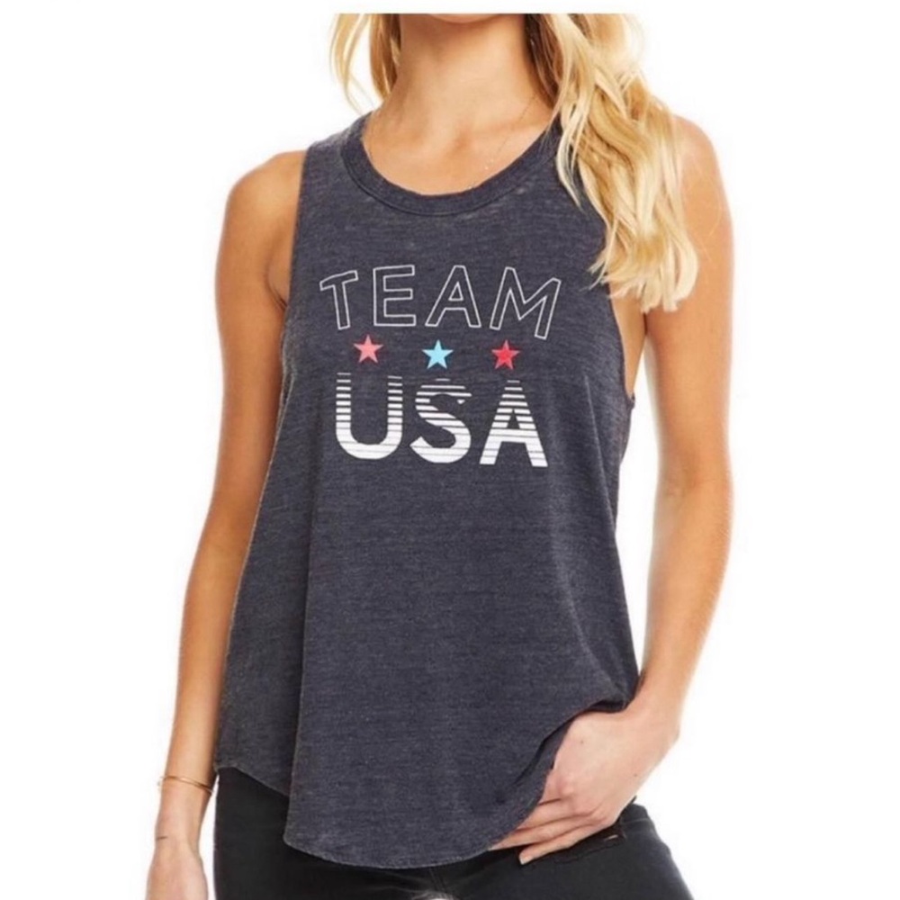 NWT Chaser Team USA Navy Tank Top
